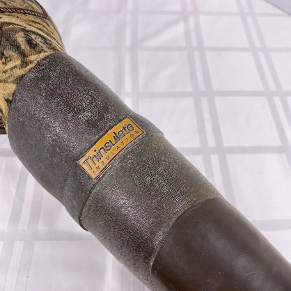 Cabela's Neoprene Camo Hip Waders Men's Sz 8. Thinsulate